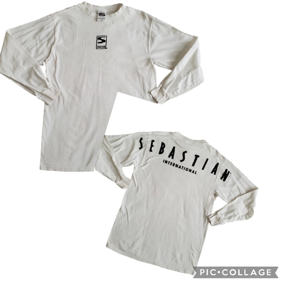 Vintage 90's Tultex Sebastian International Long Sleeve Tee Size Large